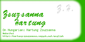 zsuzsanna hartung business card